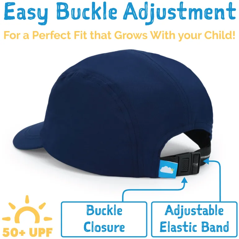 Kids Five Panel SunLite Caps | Jungle Safari