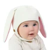 Kids Fleece Animal Hats | Cream Bunny