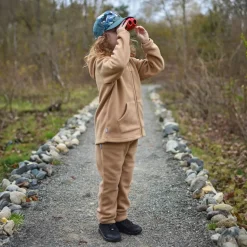 Kids Fleece Jacket | Soft Brown