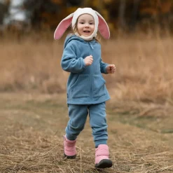 Kids Fleece Jacket | Stormy Blue