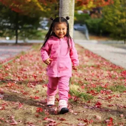 Kids Fleece Jacket | Watermelon Pink