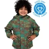Kids Fleece Lined Rain Jackets | Woodland Camo