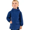Kids Fleece Lined Rain Jackets | Nebula Blue