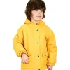 Kids Fleece Lined Rain Jackets | Yellow