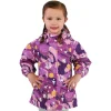 Kids Fleece Lined Rain Jackets | Purple Dream