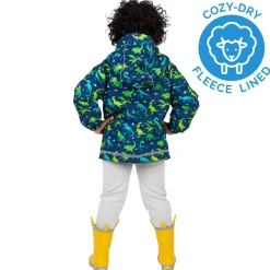Kids Fleece Lined Rain Jackets | Dinoland