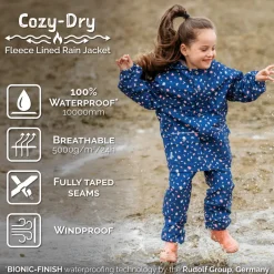Kids Fleece Lined Rain Jackets | Enchanted