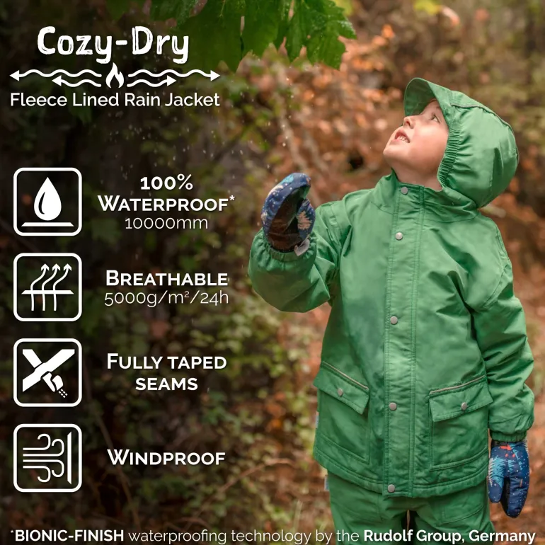 Kids Fleece Lined Rain Jackets | Bear