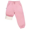 Kids Fleece Lined Rain Pants | Dusty Pink