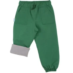 Kids Fleece Lined Rain Pants | Fern Green