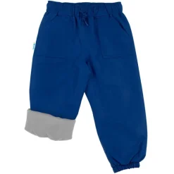Kids Fleece Lined Rain Pants | Nebula Blue
