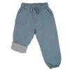 Kids Fleece Lined Rain Pants | Heather Grey