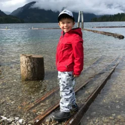 Kids Fleece Lined Rain Pants | Bear