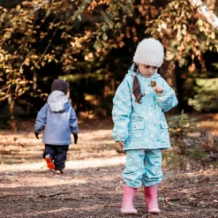Kids Fleece Lined Rain Pants | Unicorn