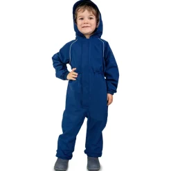 Kids Fleece Lined Rain Suits | Nebula Blue