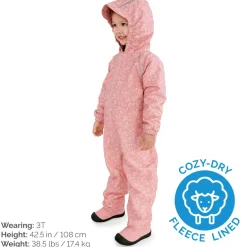 Kids Fleece Lined Rain Suits | Prairie Flowers