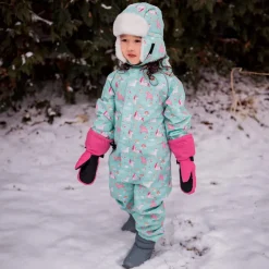 Kids Fleece Lined Rain Suits | Unicorn