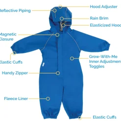 Kids Fleece Lined Rain Suits | Summer Camp