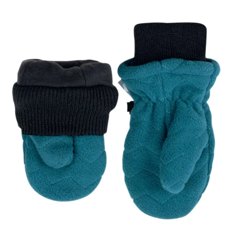 Kids Fleece Mittens | Blue Spruce