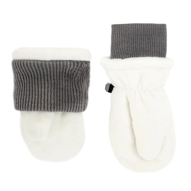 Kids Fleece Mittens | Cream