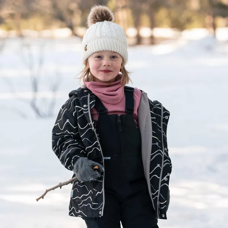 Kids Fleece Mittens | Dark Grey