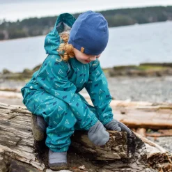 Kids Fleece Mittens | Dark Grey