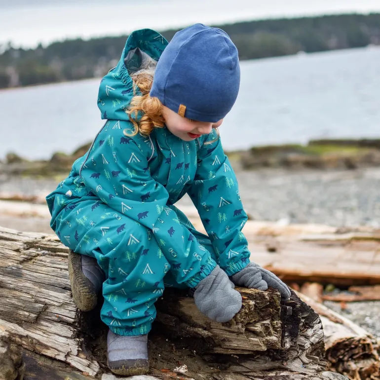 Kids Fleece Mittens | Dark Grey