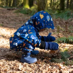 Kids Fleece Mittens | Navy