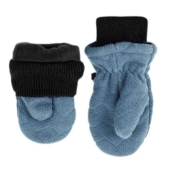 Kids Fleece Mittens | Stormy Blue