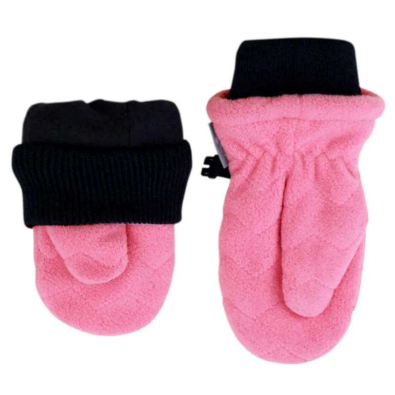 Kids Fleece Mittens | Watermelon Pink