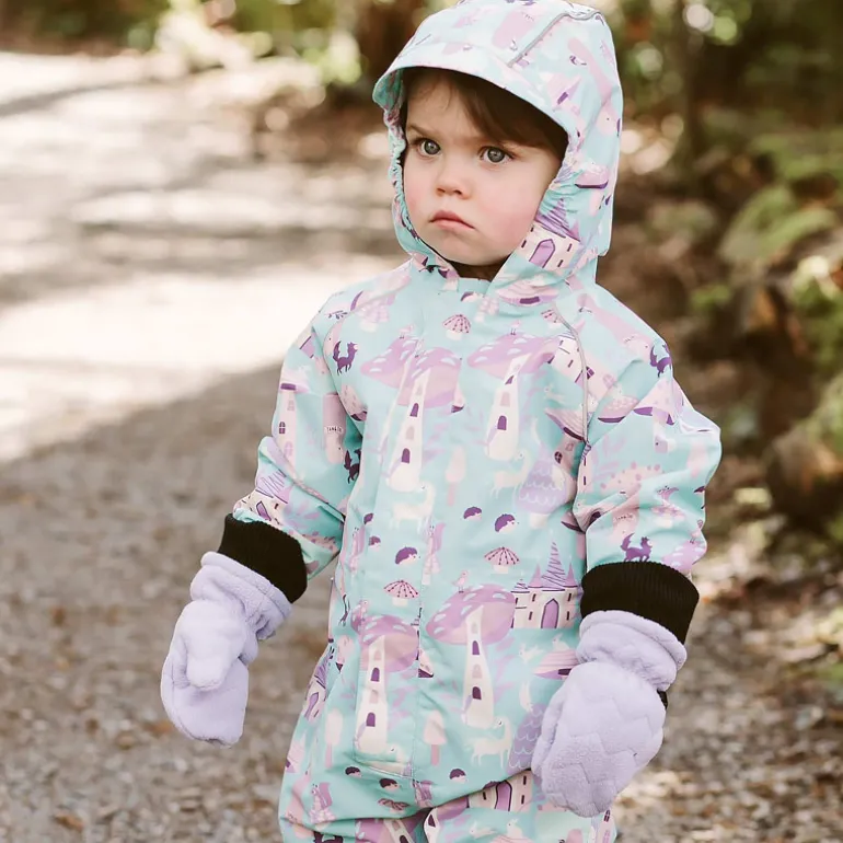 Kids Fleece Mittens | Watermelon Pink