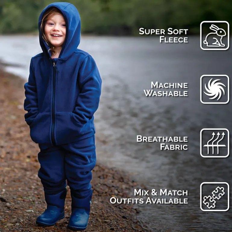 Kids Fleece Pants | Blue Spruce