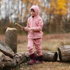 Kids Fleece Pants | Dusty Pink