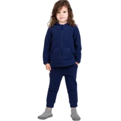 Kids Fleece Pants | Navy