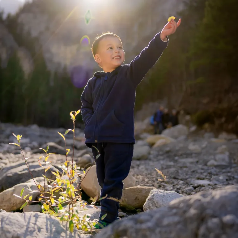 Kids Fleece Pants | Navy