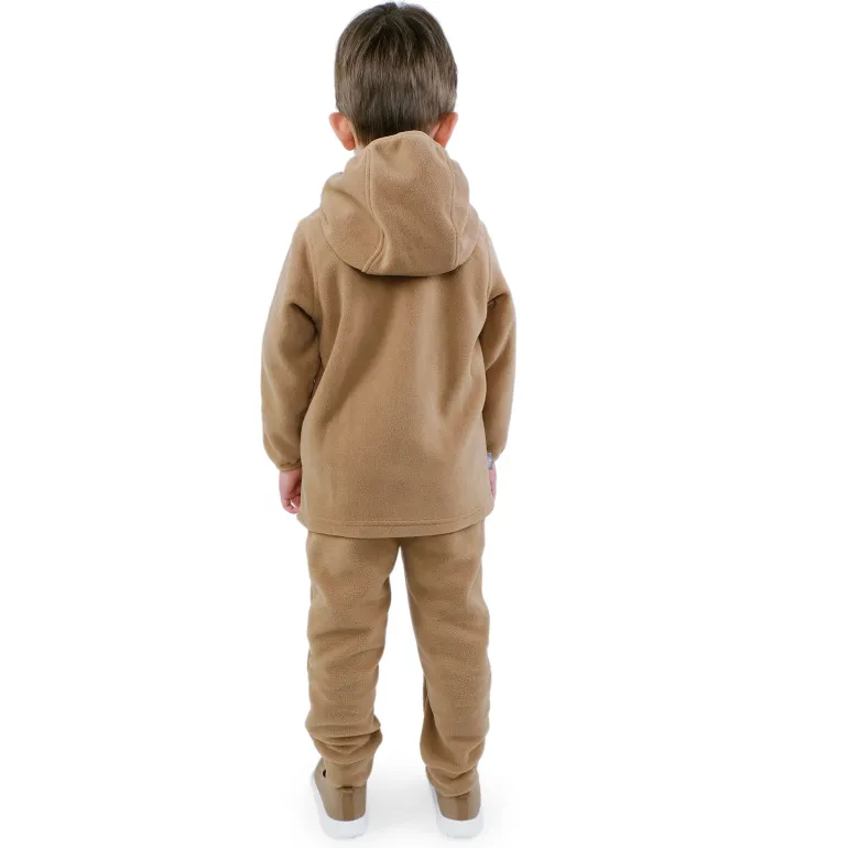 Kids Fleece Pants | Soft Brown
