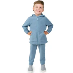 Kids Fleece Pants | Stormy Blue