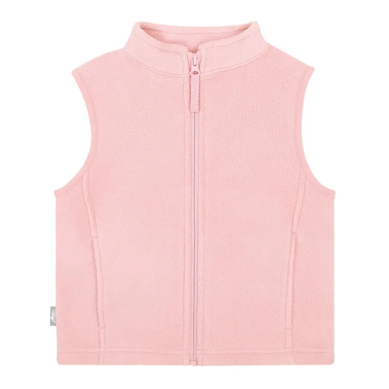Kids Fleece Vest | Dusty Pink