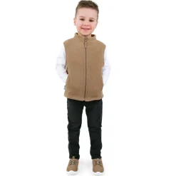Kids Fleece Vest | Soft Brown