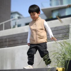 Kids Fleece Vest | Soft Brown