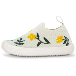 Kids Graphic Slip On Shoes | Yellow Flower