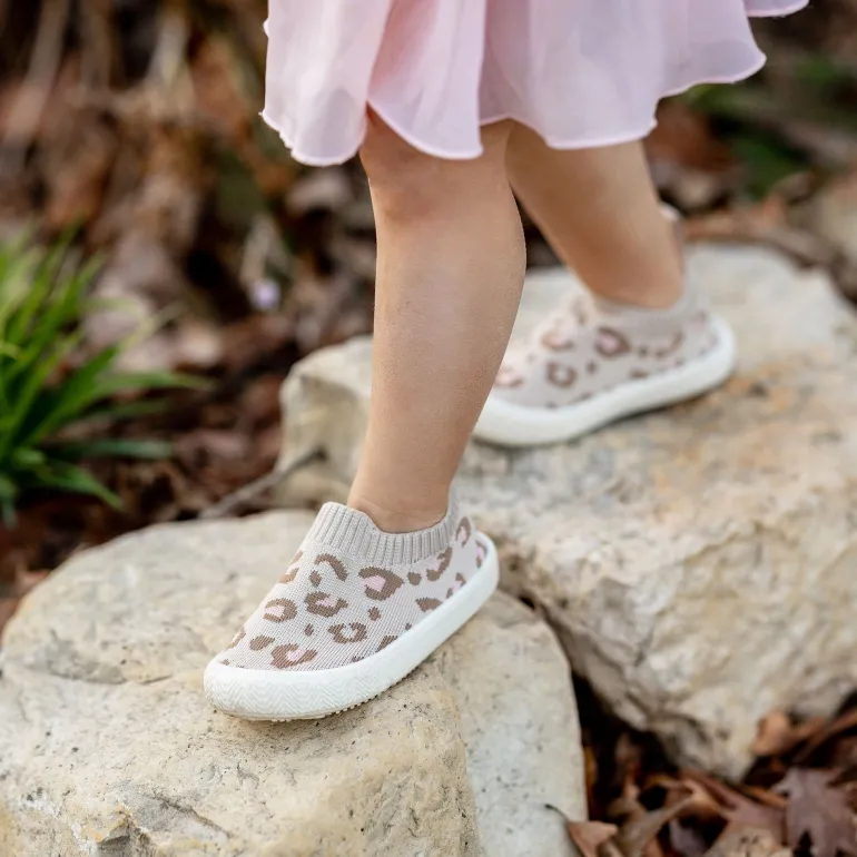 Kids Graphic Slip On Shoes | Leopard