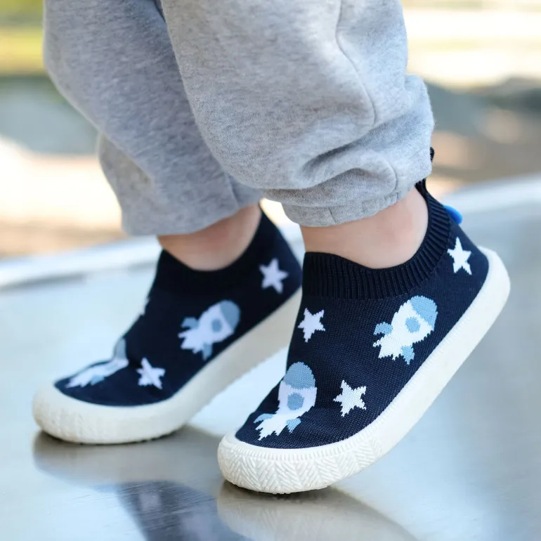 Kids Graphic Slip On Shoes | Rocket