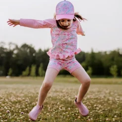 Kids High Top Knit Shoes | Pale Pink
