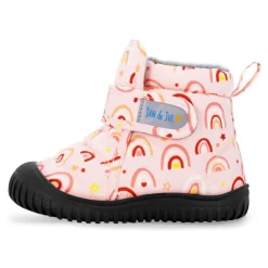 Kids Insulated Ankle Boots | Pink Rainbow