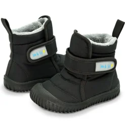 Kids Insulated Ankle Boots | Black