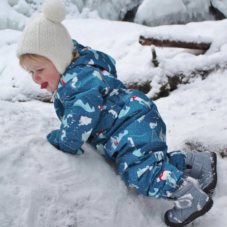 Kids Insulated Ankle Boots | Heather Grey