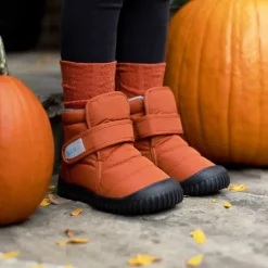 Kids Insulated Ankle Boots | Terracotta