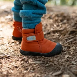 Kids Insulated Ankle Boots | Terracotta