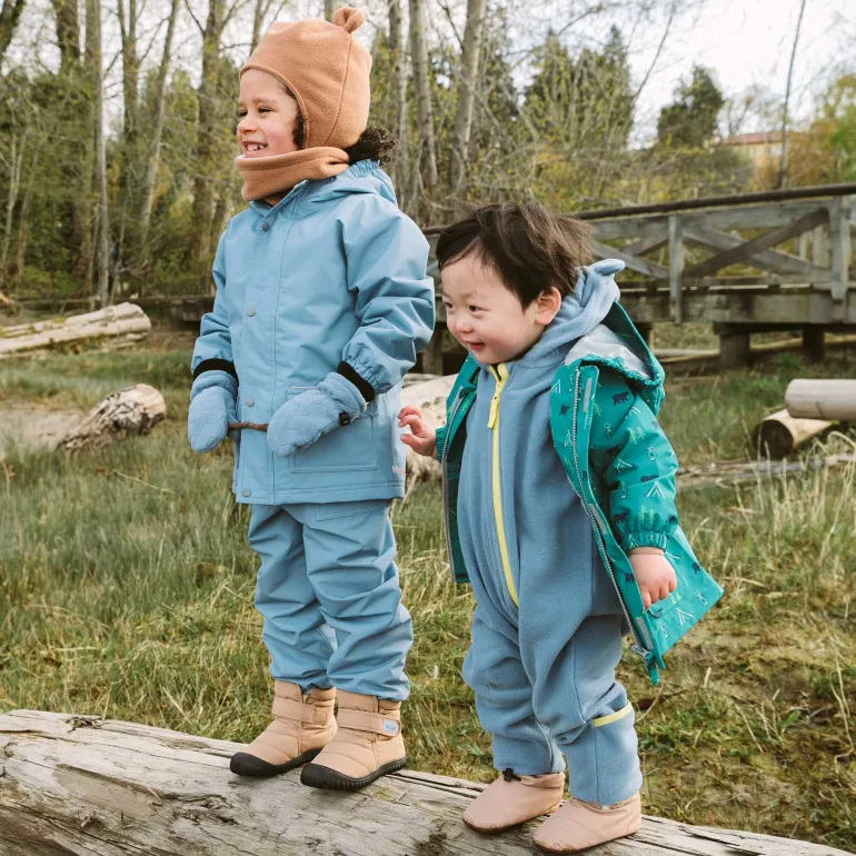 Kids Insulated Ankle Boots | Soft Brown